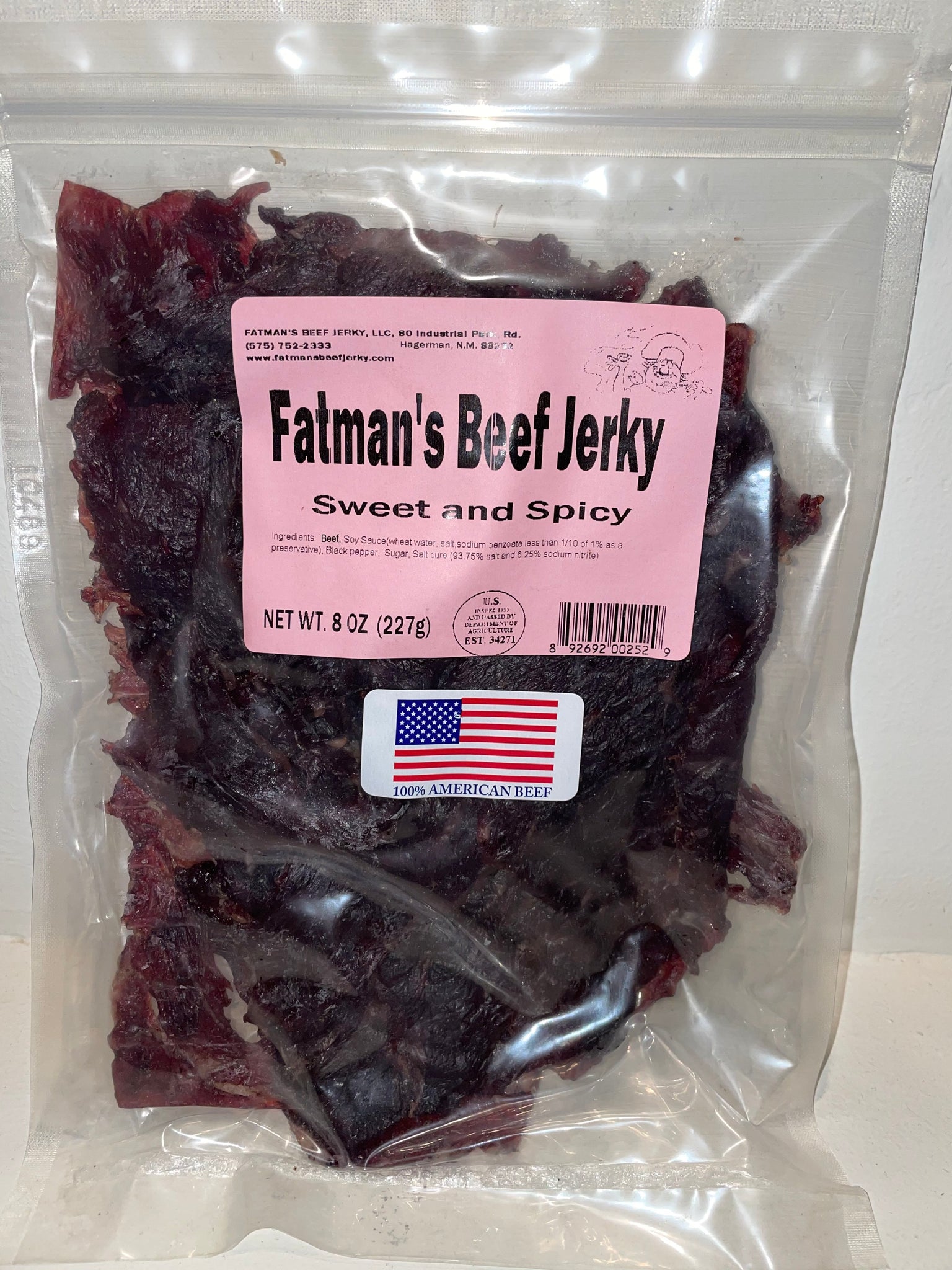 Fatman's 8.0 oz Grass-Fed Beef