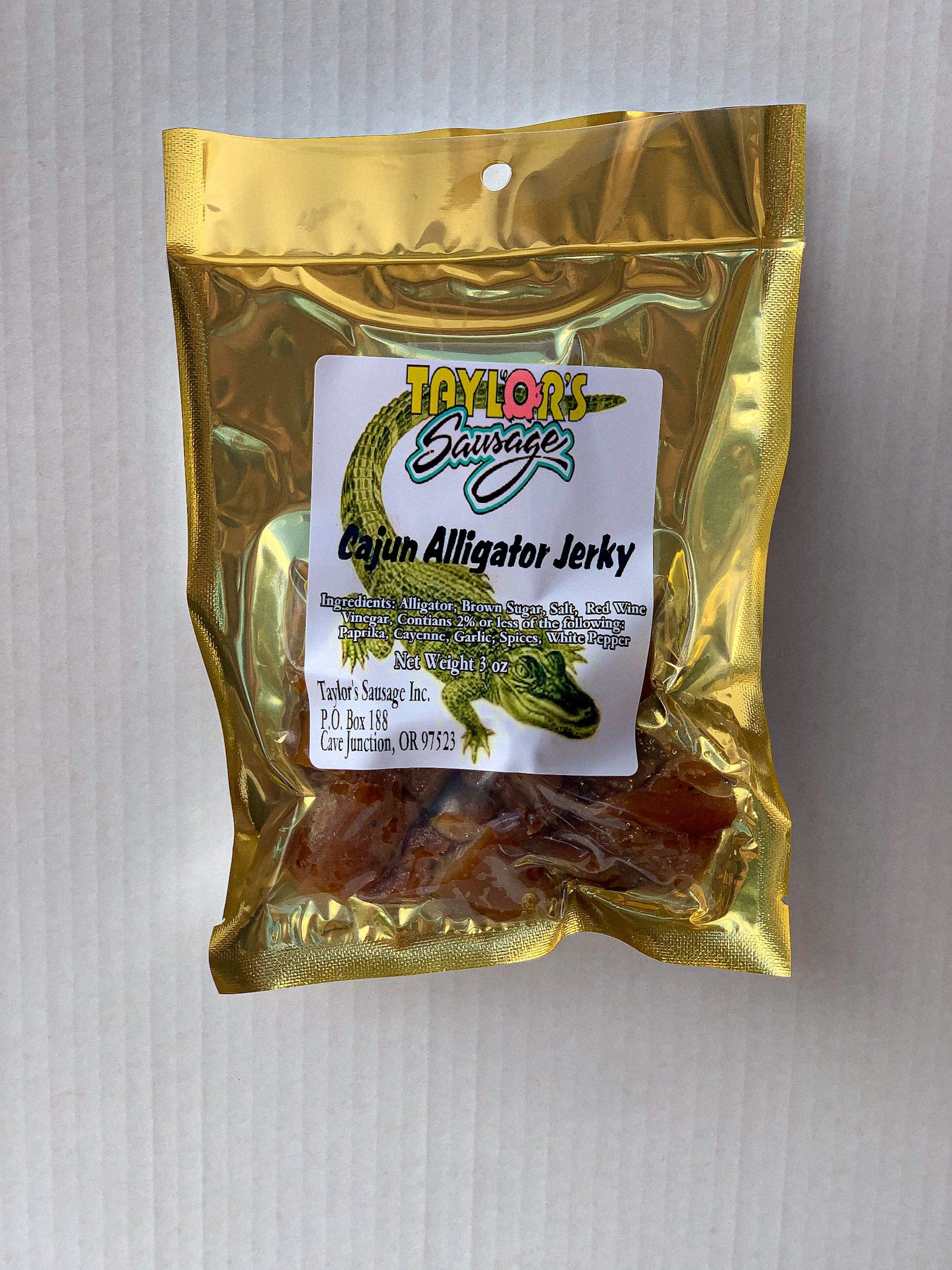 Taylor's Sausage - Alligator Jerky